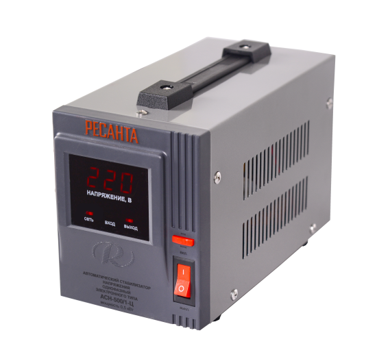 Стабилизатор напряжения Ресанта АСН- 500/1-Ц 0.5 кВт