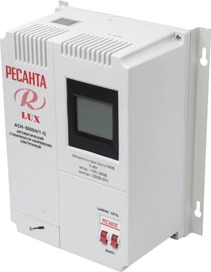 Стабилизатор напряжения Ресанта АСН- 5 000 Н/1-Ц 5 кВт