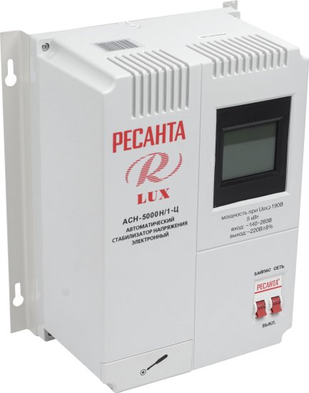 Стабилизатор напряжения Ресанта АСН- 5 000 Н/1-Ц 5 кВт