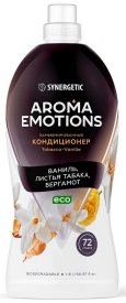 Кондиционер для белья Synergetic Aroma Emotions Табак-ваниль 1.8 л