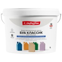 Краска в/д LIMPRESSION Bois Classique база С кроющая для защиты древесины 9л,  арт. 150-361