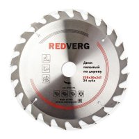 Диск пильный по дереву REDVERG 235х30мм 24 зуба