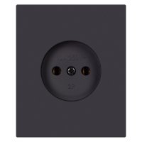 Розетка 1 пост SMARTBUY Альтаир б/з модульная 10А черный