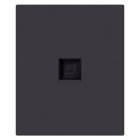 Розетка компьютерная 1 пост SMARTBUY Альтаир RJ-45 модульная 10А черный