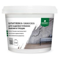 Шпатлевка-замазка для заделки глубоких выбоин и трещин Plastix 1,4 кг, арт. 082-1