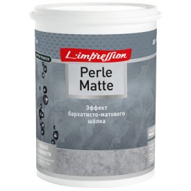 Краска декоративная LIMPRESSION Perle Matte с эффектом глубокоматового шелка 1л, арт. 150-343
