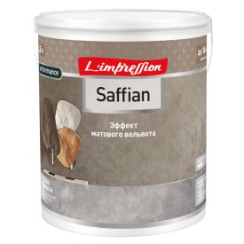 Краска декоративная LIMPRESSION Saffian с эффектом матового вельвета 2,5л, арт. 150-350