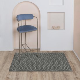 Коврик декоративный Teona 09899A 60x100 см полипропилен цвет серый
