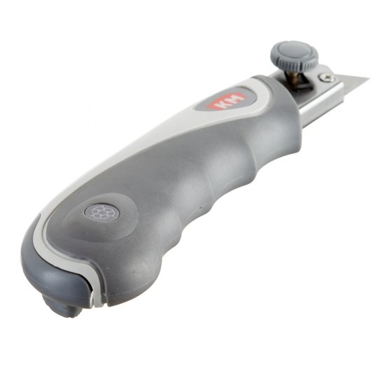 Нож строительный КМ 18 мм с сегментированным лезвием пластиковый корпус