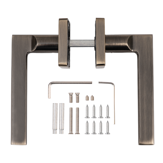 Дверная ручка на розетке Ajax Trust JK52 без запирания цвет бронза
