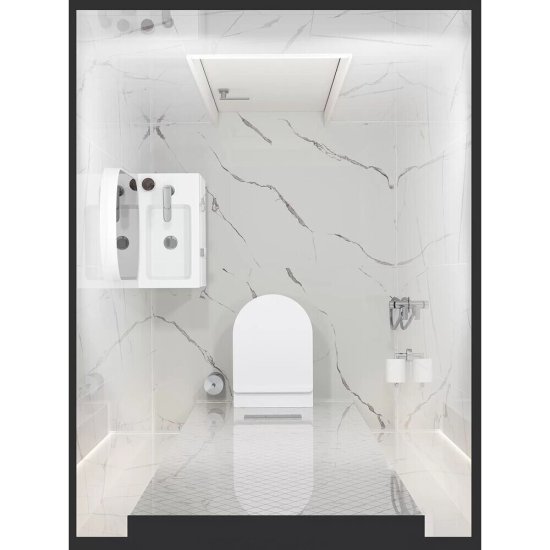 Керамогранит Kerama Marazzi Монте Тиберио серый светлый лаппатированный 595х595х9 мм (4 шт.=1,44 кв.м)