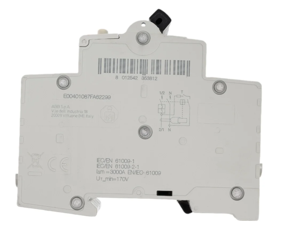 Автоматический выключатель дифференциального тока 2P DSH201R C16 AC30 ABB