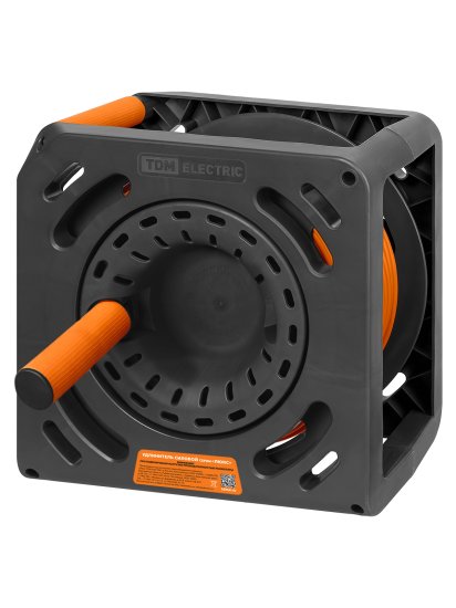 Удлинитель на катушке TDM Electric Люкс 4 розетки с заземлением ПВС 3x1.5 мм 50 м
