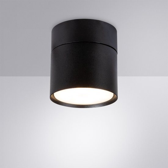 Спот потолочный Arte Lamp Intercrus GX53 15 Вт 1 кв.м черный IP20 (A5549PL-1BK)