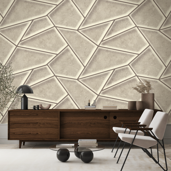 Обои флизелиновые Euro Decor Аркада коричневые 1.06 м ED7360-02