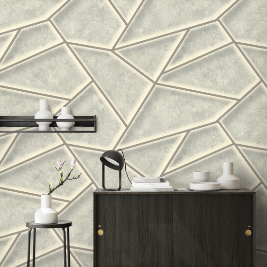 Обои флизелиновые Euro Decor Аркада серые 1.06 м ED7360-24