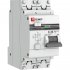 Автомат дифференциальный EKF PROxima АД-32 25А 30 мА 1P+N тип A 6 кА (DA32-6-25-30-a-pro)