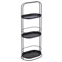 Этажерка OFELIS Tray 25,8х16,8х67см черная металл