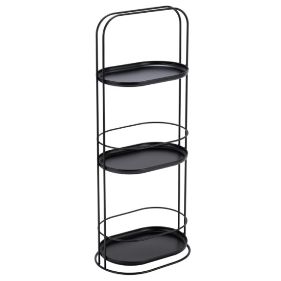 Этажерка OFELIS Tray 25,8х16,8х67см черная металл