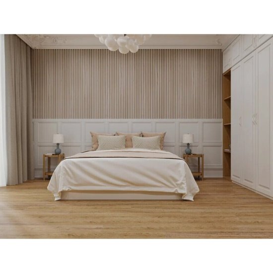 Плитка LVT CronaFloor Wood дуб робуста клеевая 3,24 кв.м 2,5 мм с фаской