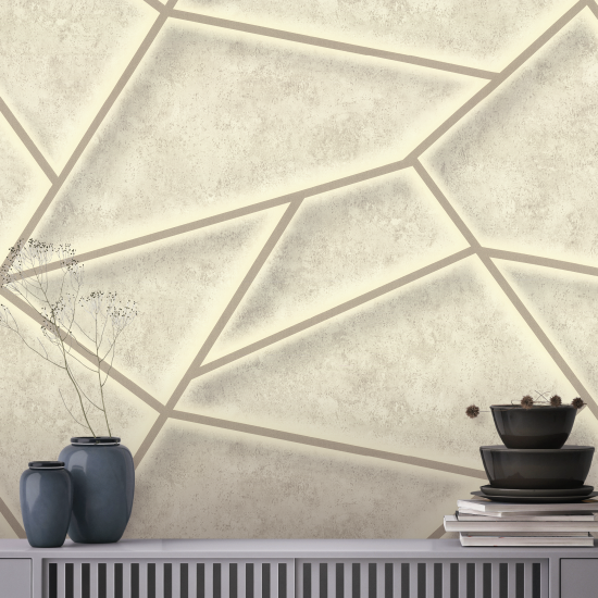 Обои флизелиновые Euro Decor Аркада бежевые 1.06 м ED7360-01