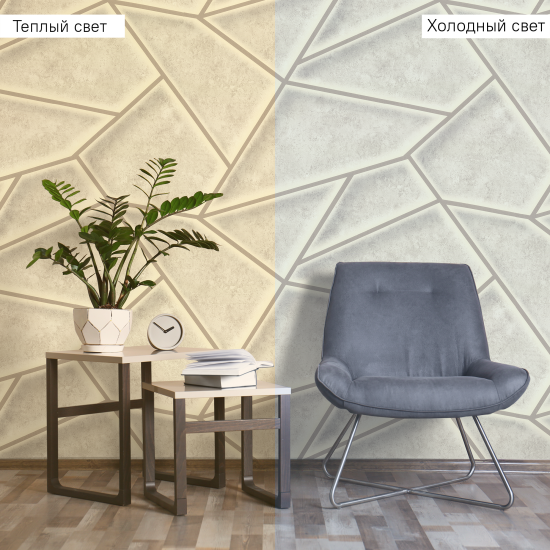 Обои флизелиновые Euro Decor Аркада бежевые 1.06 м ED7360-01