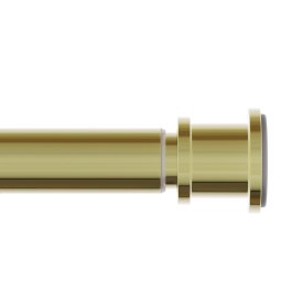 Карниз для ванной Iddis 110-200 см телескопический прямой пластик золото (RSG0120i14)