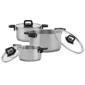 Набор посуды POLARIS Fold&Keep-6s 6 предм. 1,5/3/5,8л 16/20/24см нерж.сталь индукция