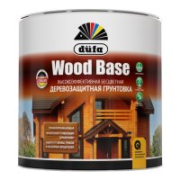 Грунт-антисептик DUFA Wood Base алкидный бесцветный 2л, арт. МП00-009236