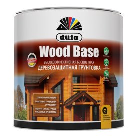 Грунт-антисептик DUFA Wood Base алкидный бесцветный 2л, арт. МП00-009236