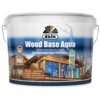 Грунт-антисептик DUFA Wood Base Aqua акриловый бесцветный 2,5л, арт. МП00-007602