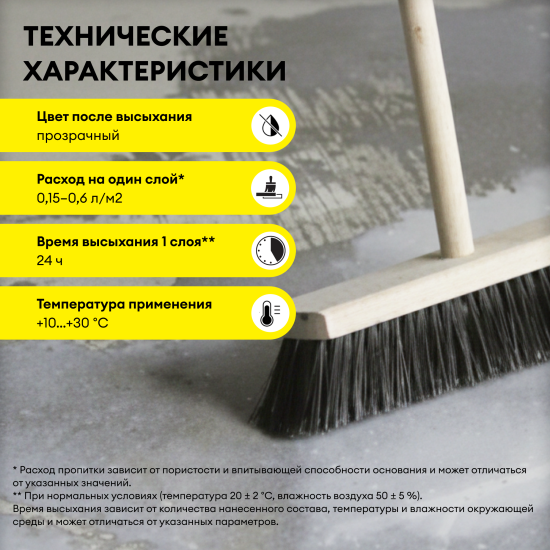 Пропитка упрочняющая для пола на основе силикатов Vetonit power base 10 л