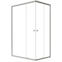 Ширма душевая Вента-Хром 120х80см без поддона прозрачное хром