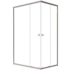 Ширма душевая Вента-Хром 120х80см без поддона прозрачное хром
