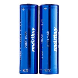 Аккумулятор SMARTBUY Li-Ion 18650 2000мAч 2 шт