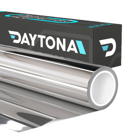 Пленка самоклеящаяся декоративная для окон серебряная 0,75х9 м 15% min Daytona
