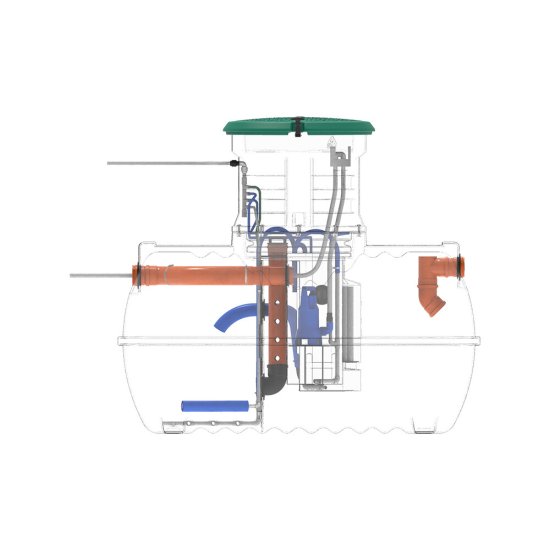 Станция биологической очистки Rostok Ground 4 Pro 1,8 куб.м