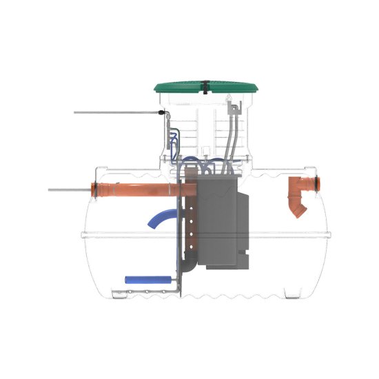 Станция биологической очистки Rostok Ground 4 Pro 1,8 куб.м