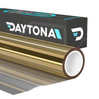 Пленка самоклеящаяся декоративная для окон золотая 0,75х6 м 15% min Daytona