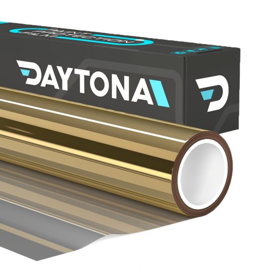 Пленка самоклеящаяся декоративная для окон золотая 0,75х6 м 15% min Daytona