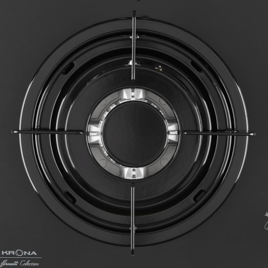 Варочная панель газовая Krona Cortesia 60 4 конфорки черная