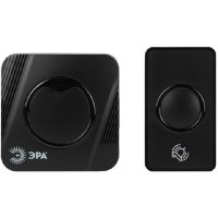 Звонок беспроводной ЭРА RGB подсветка 220В 36 мелодий черный