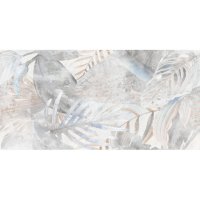 Керамогранит DELACORA Bahamas Floristry Light 60х120 серый матовый граниль
