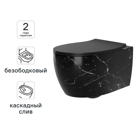 Комплект инсталляции AM.PM Tech с безободковым унитазом Nova клавиша AM.PM i 049099 lm золото