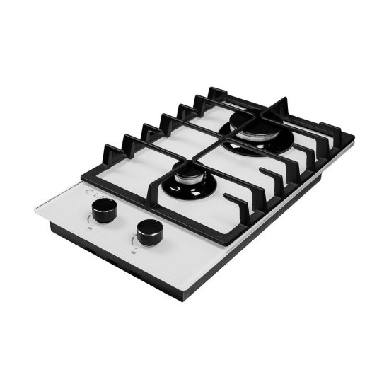 Варочная панель газовая Lex GVG 321 2 конфорки белая