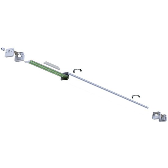 Светильник светодиодный накладной CSVT Slim Tube ДСП-38 5000К 38 Вт IP67 серый опал (317988)