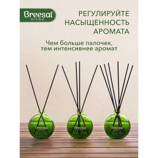 Аромадиффузор с палочками Breesal Aromatherapy Безмятежность 70 мл