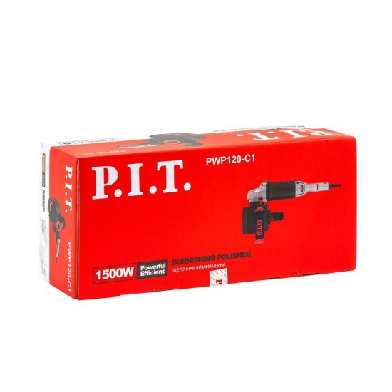 Шлифмашина щеточная электрическая P.I.T. PWP120-C 1400 Вт d120 мм