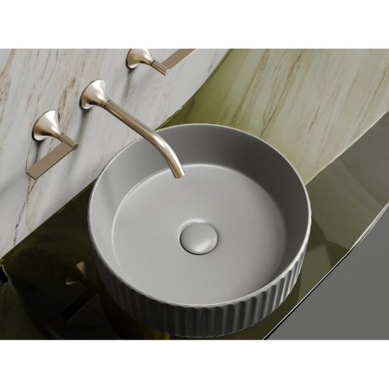 Раковина Ceramicanova Element 36 см накладная антрацит матовый (CN6057MH)