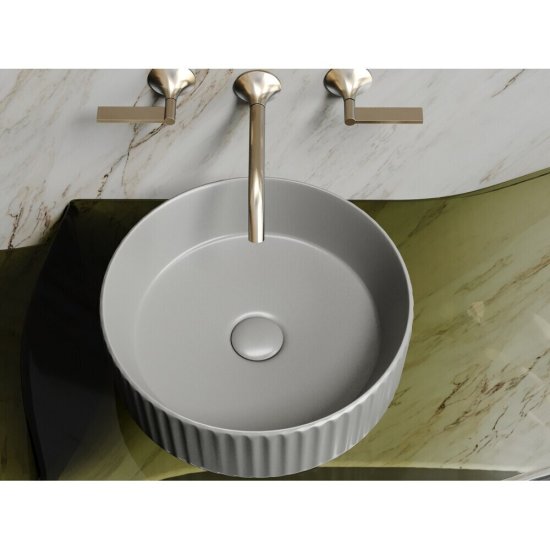 Раковина Ceramicanova Element 36 см накладная антрацит матовый (CN6057MH)